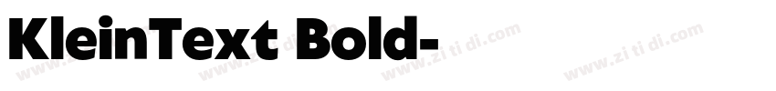 KleinText Bold字体转换 KleinText Bold字体转换